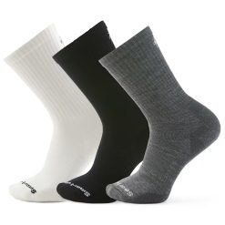 Smartwool Merino Socks Everyday Athletic Crew Socks Trio Gift Box