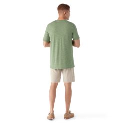 Alternative view of Smartwool Merino Socks Men's Merino Hemp Blend Short Sleeve Pocket Tee