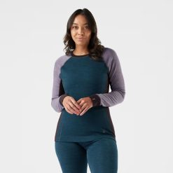 Smartwool Merino Socks Women's Classic Thermal Merino Base Layer Colorblock Crew