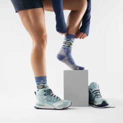 Alternative view of Smartwool Merino Socks Women's Hike Otter Float Crew Socks