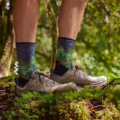 Alternative view of Smartwool Merino Socks Trail Run Neature Print Crew Socks