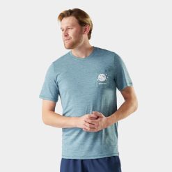 Smartwool Merino Socks Men's Merino Hemp Blend Peak Pints Short Sleeve Graphic Tee