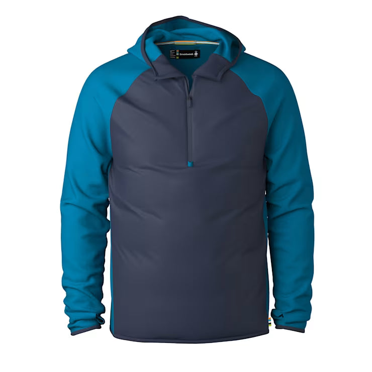 Smartwool Merino Socks Men's Smartloft 1/2 Zip Hoodie - Image 5