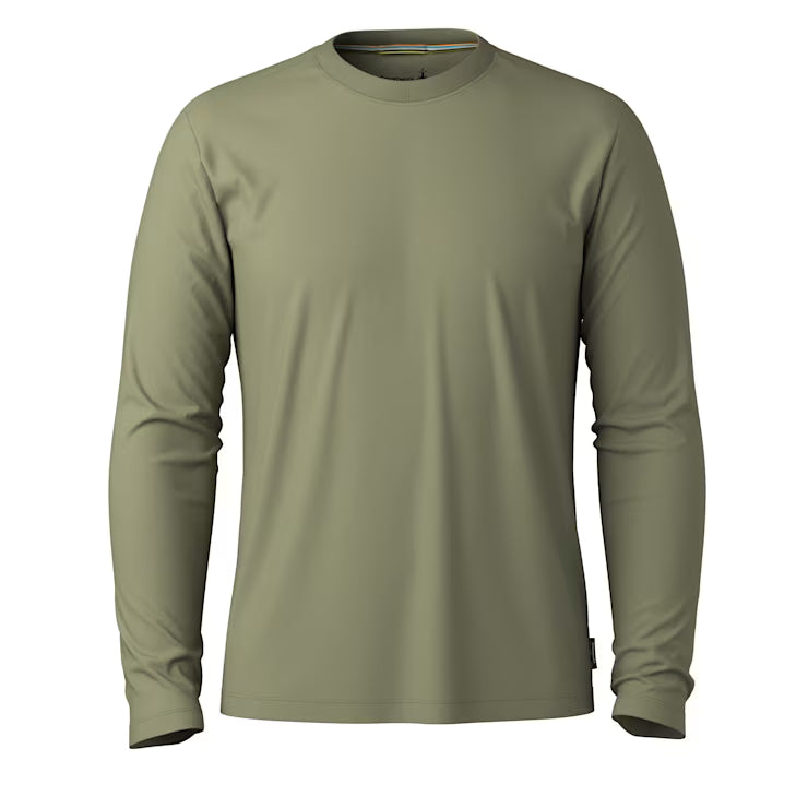 Smartwool Merino Socks Men's Perfect Crew Long Sleeve Tee - Image 3