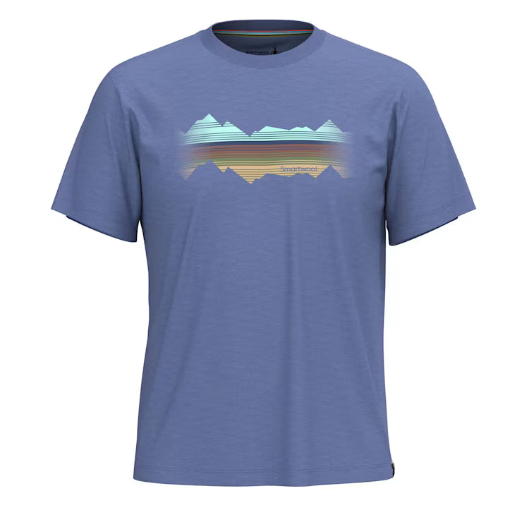 Smartwool Merino Socks Mountain Horizon Short Sleeve Graphic Tee - Image 2