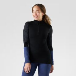 Smartwool Merino Socks Women's Intraknit? Thermal Merino Base Layer Colorblock 1/4 Zip