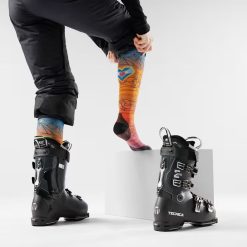 Alternative view of Smartwool Merino Socks Ski Geo Peaks Print Over The Calf Socks