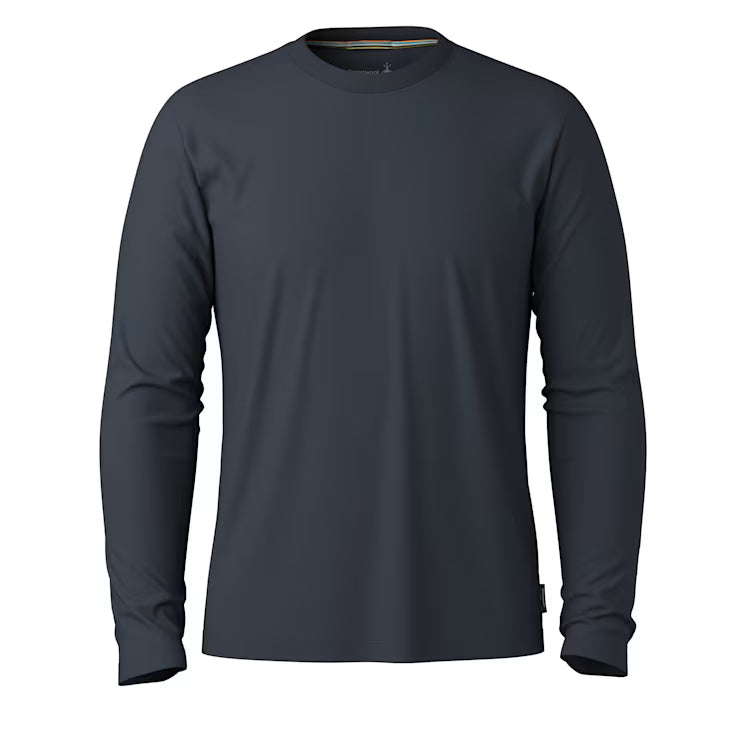 Smartwool Merino Socks Men's Perfect Crew Long Sleeve Tee - Image 2