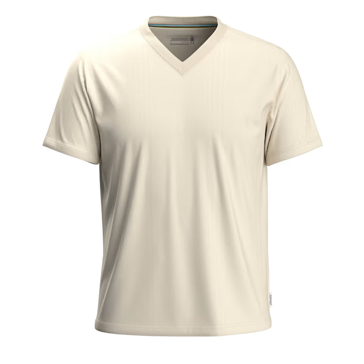 Smartwool Merino Socks Men's Perfect V-Neck Short Sleeve Tee - Image 3