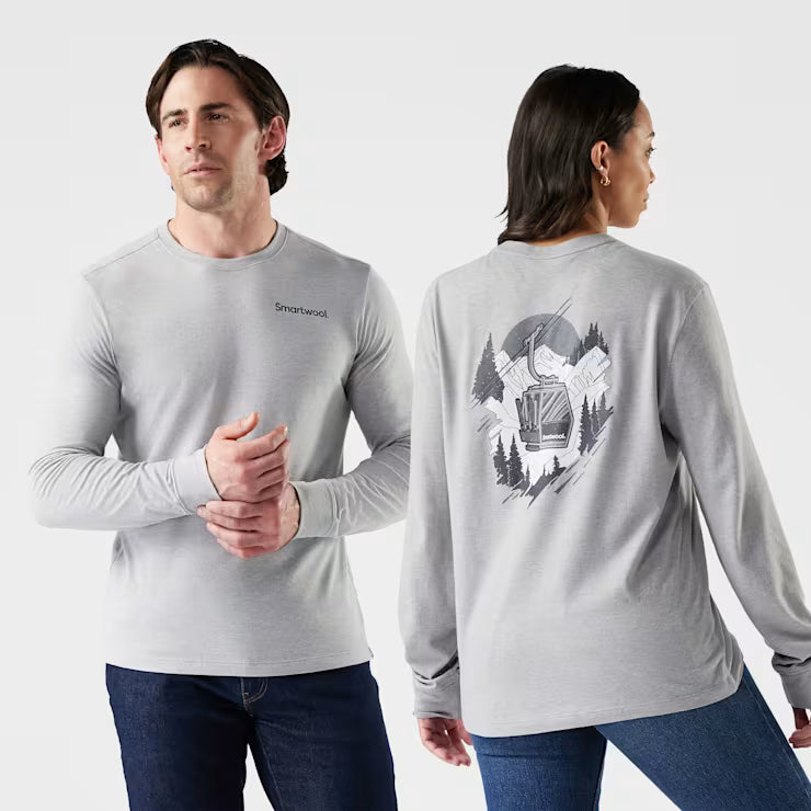 Smartwool Merino Socks Gondola View Long Sleeve Graphic Tee