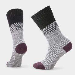 Smartwool Merino Socks Women's Everyday Cozy Popcorn Cable Crew Socks