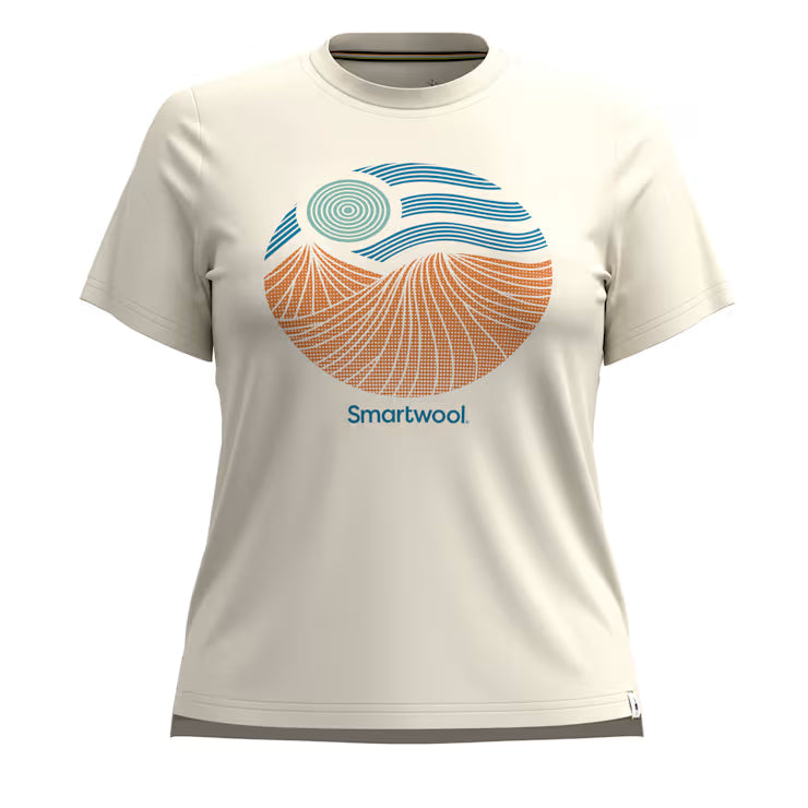 Smartwool Merino Socks Women's Horizon View Short Sleeve Graphic Tee - Image 2