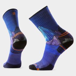 Smartwool Merino Socks Hike Mountain Myth Print Crew Socks