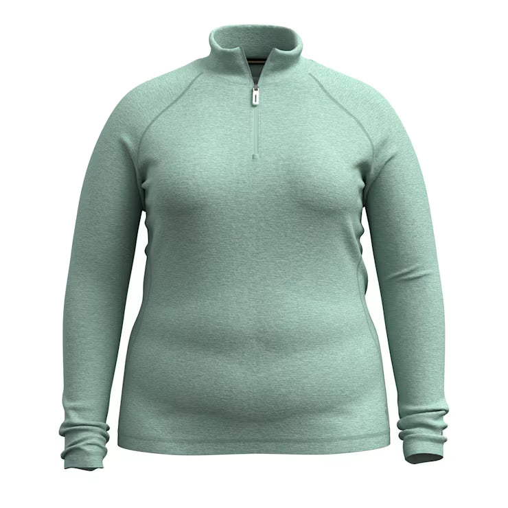 Smartwool Merino Socks Women's Classic Thermal Merino Base Layer 1/4 Zip Plus - Image 3