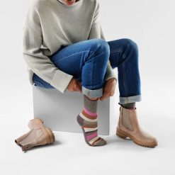Alternative view of Smartwool Merino Socks Women's Everyday Multi-Stripe Crew Socks