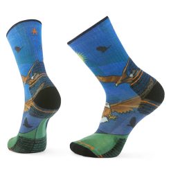 Smartwool Merino Socks Hike Eagle Print Crew Socks
