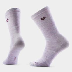 Smartwool Merino Socks Women's Everyday Groovy Bloom Crew Socks