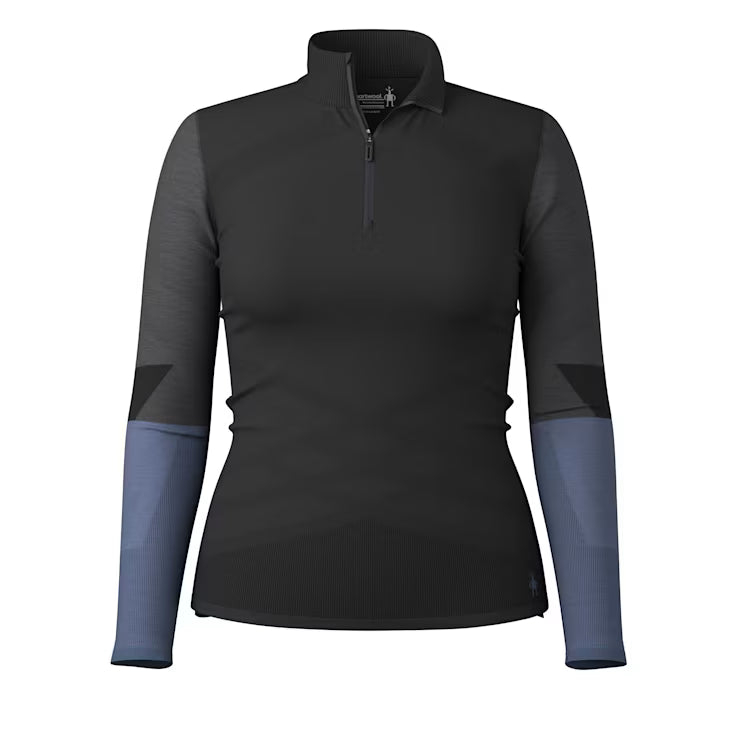 Smartwool Merino Socks Women's Intraknit? Thermal Merino Base Layer Colorblock 1/4 Zip - Image 2