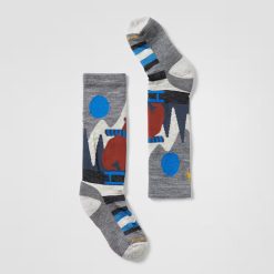 Smartwool Merino Socks Kids' Ski Sleigh Bear Over The Calf Socks