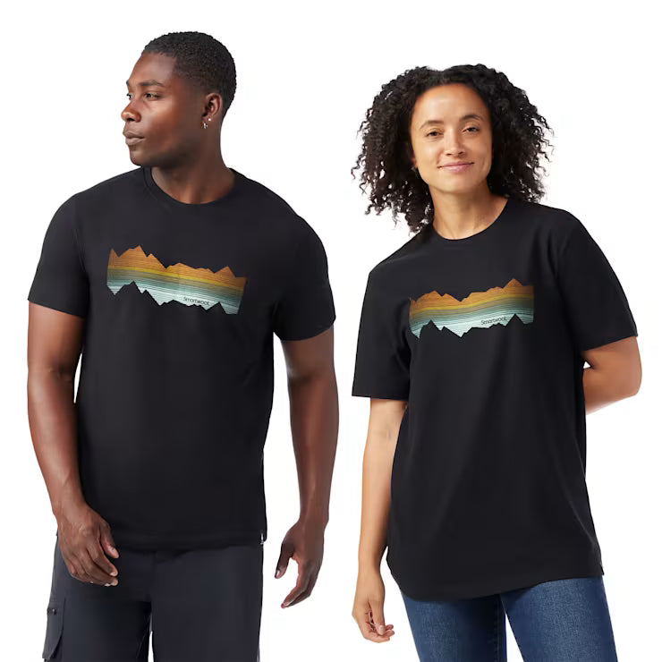 Smartwool Merino Socks Mountain Horizon Short Sleeve Graphic Tee
