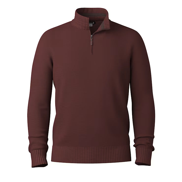 Smartwool Merino Socks Men's Sparwood 1/4 Zip Sweater - Image 3
