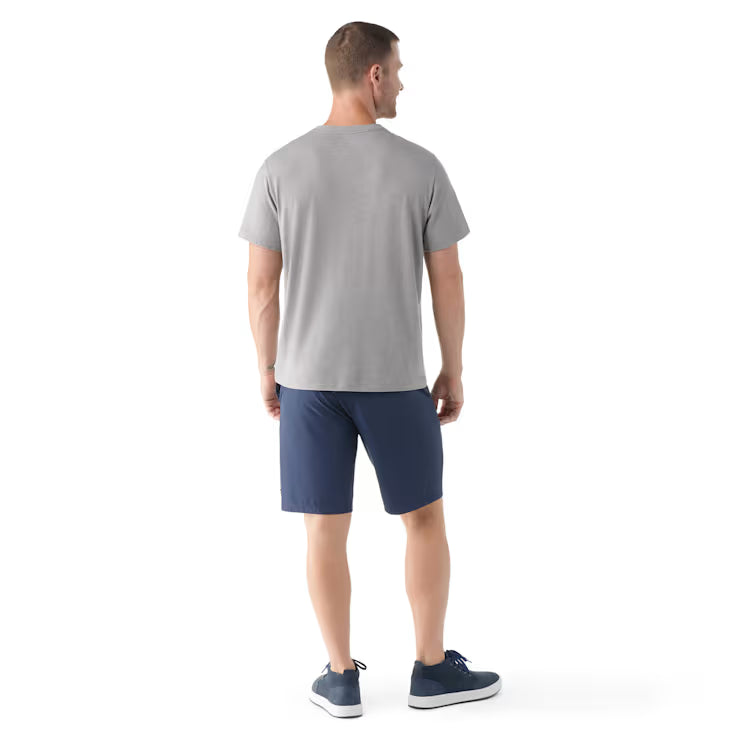 Smartwool Merino Socks Men's Perfect V-Neck Short Sleeve Tee - Image 2