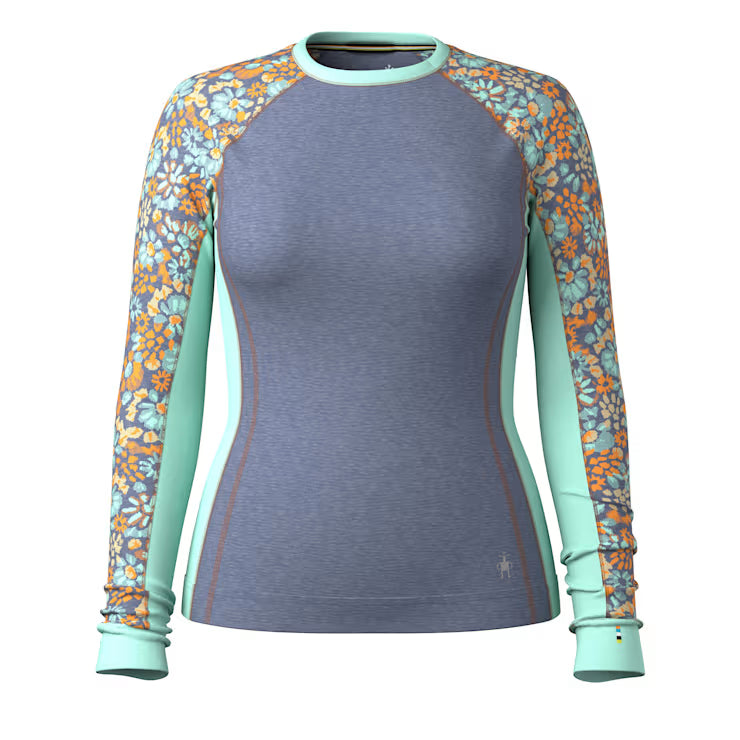 Smartwool Merino Socks Women's Classic Thermal Merino Base Layer Colorblock Crew - Image 3