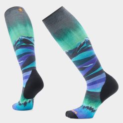 Smartwool Merino Socks Women's Ski Compression Print Over The Calf Socks