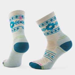 Smartwool Merino Socks Women's Hike Retro Floral Mid Crew Socks
