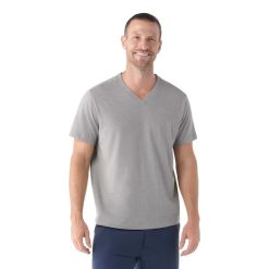 Smartwool Merino Socks Men's Perfect V-Neck Short Sleeve Tee