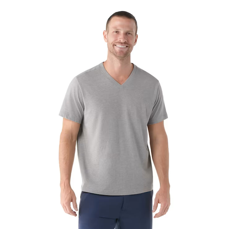 Smartwool Merino Socks Men's Perfect V-Neck Short Sleeve Tee