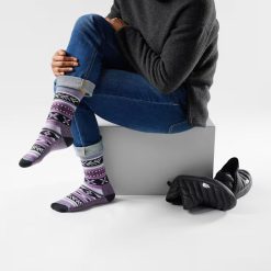 Alternative view of Smartwool Merino Socks Everyday Cozy Cabin Games Crew Socks