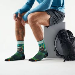 Alternative view of Smartwool Merino Socks Hike Trail Trekker Print Crew Socks