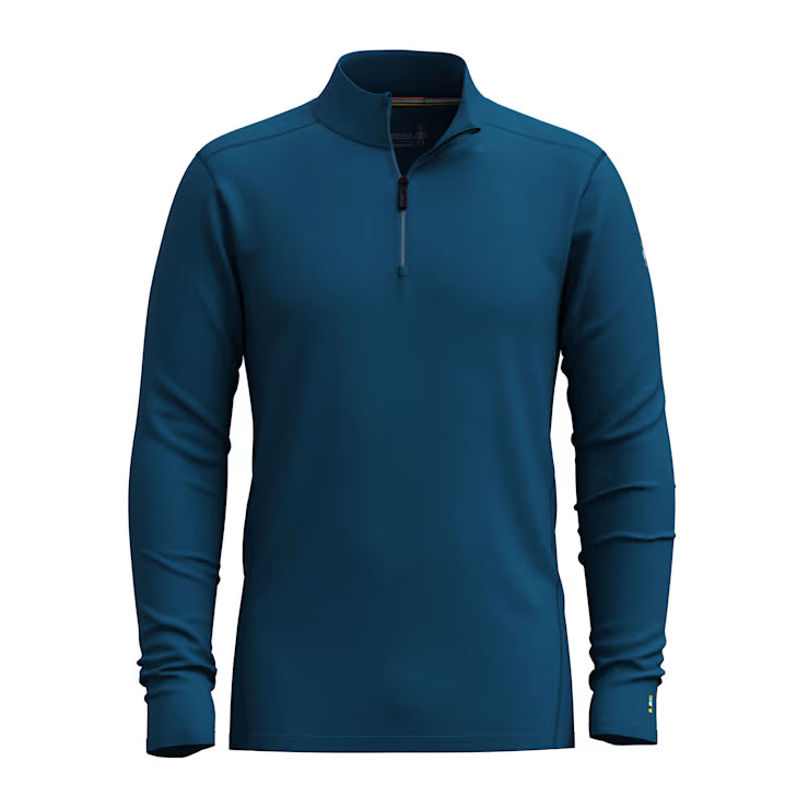 Smartwool Merino Socks Men's Classic All-Season Merino Base Layer 1/4 Zip - Image 3