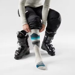 Alternative view of Smartwool Merino Socks Women's Ski Pattern Over The Calf Socks
