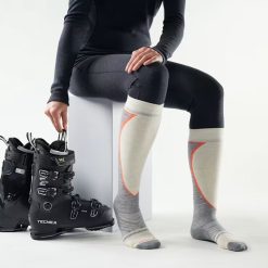 Alternative view of Smartwool Merino Socks Women's Ski Extra Stretch Over The Calf Socks