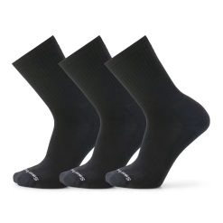 Smartwool Merino Socks Everyday Solid Rib Crew Socks 3-Pack