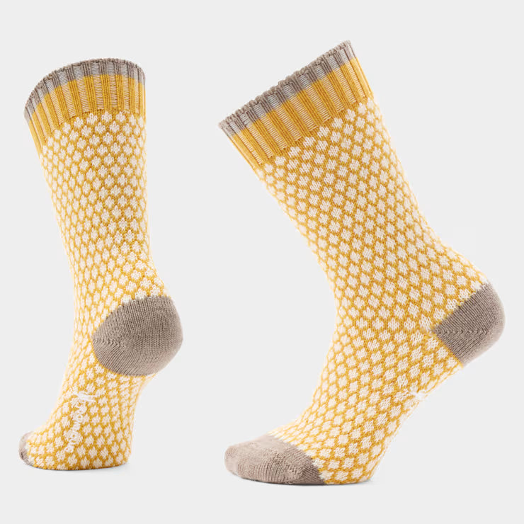 Smartwool Merino Socks Women's Everyday Cozy Popcorn Polka Dot Crew Socks
