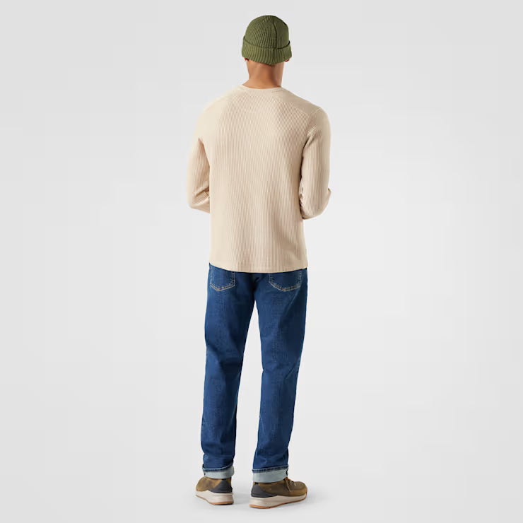 Smartwool Merino Socks Men's Waffle Long Sleeve Henley - Image 2