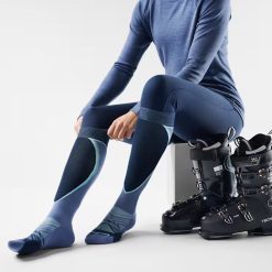 Alternative view of Smartwool Merino Socks Women's Ski Extra Stretch Over The Calf Socks