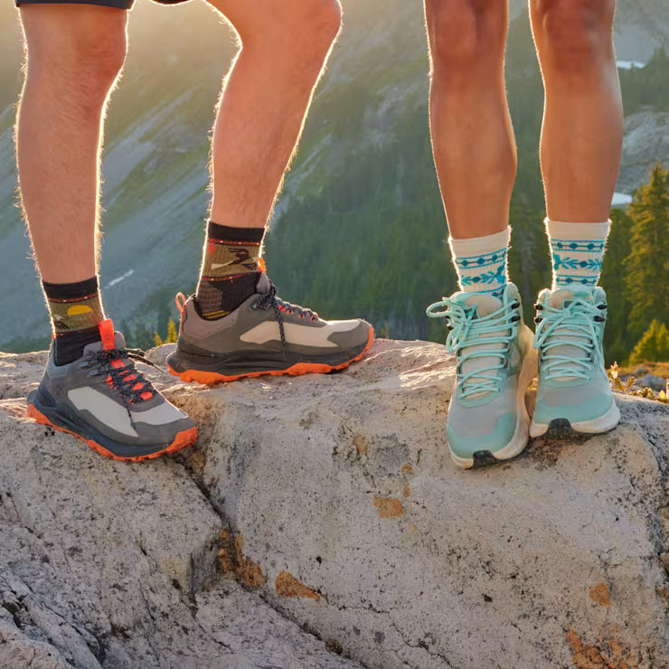 Smartwool Merino Socks Women's Hike Retro Floral Mid Crew Socks - Image 3