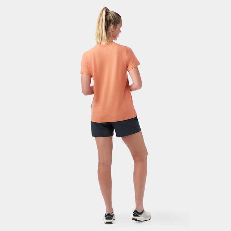 Smartwool Merino Socks Women's Perfect Crew Short Sleeve Tee - Image 2