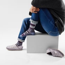 Alternative view of Smartwool Merino Socks Everyday Cozy Snowed In Sweater Crew Socks