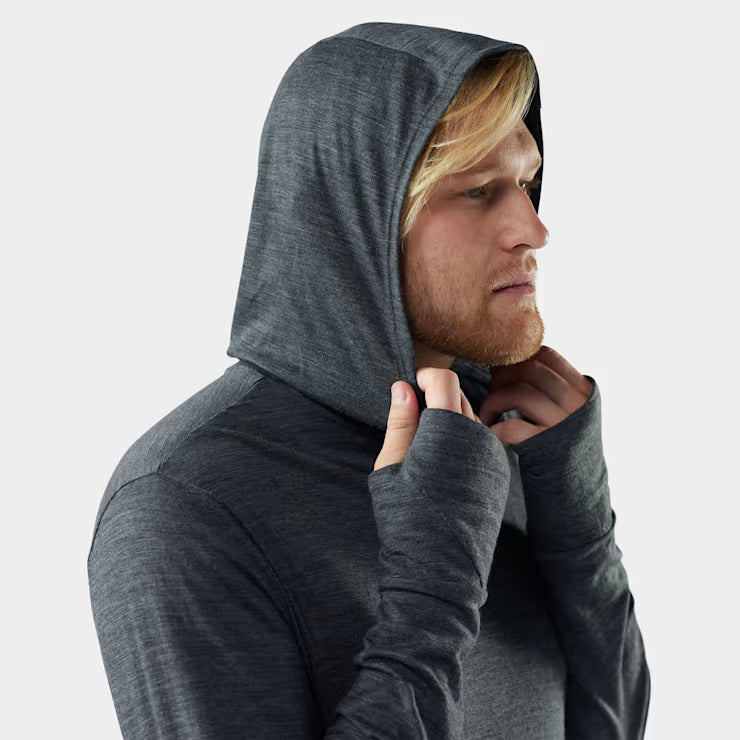 Smartwool Merino Socks Men's Merino Sun Hoodie - Image 3