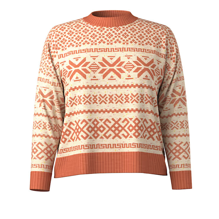 Smartwool Merino Socks Women's Edgewood Heritage Crew Sweater - Image 4