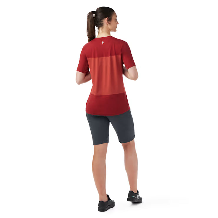 Smartwool Merino Socks Women's Mountain Bike Short Sleeve Jersey - Image 2