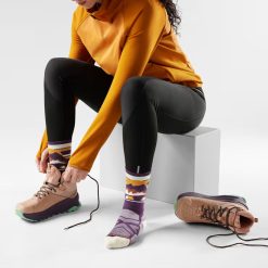 Alternative view of Smartwool Merino Socks Women's Hike Mountain Moon Crew Socks