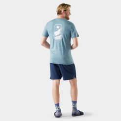 Alternative view of Smartwool Merino Socks Men's Merino Hemp Blend Peak Pints Short Sleeve Graphic Tee