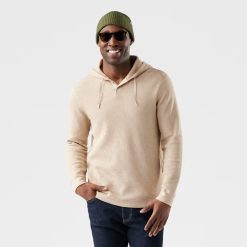 Smartwool Merino Socks Men's Waffle Henley Hoodie