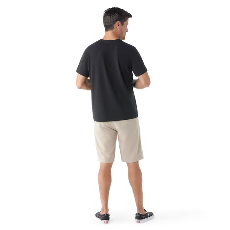 Smartwool Merino Socks Men's Perfect V-Neck Short Sleeve Tee - Image 2